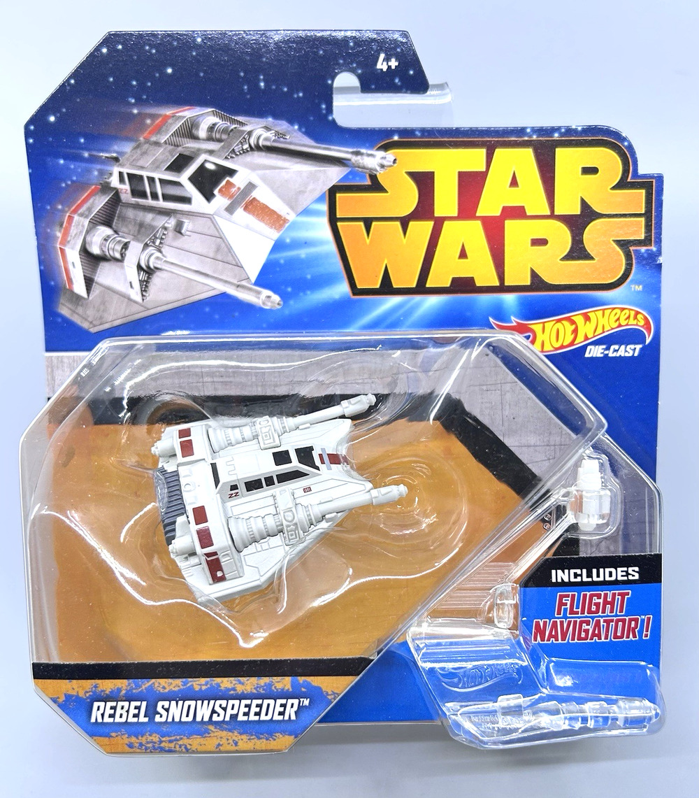 Hot Wheels STAR WARS Rebel Snowspeeder Includes Flight Navigator 1:64 Diecast